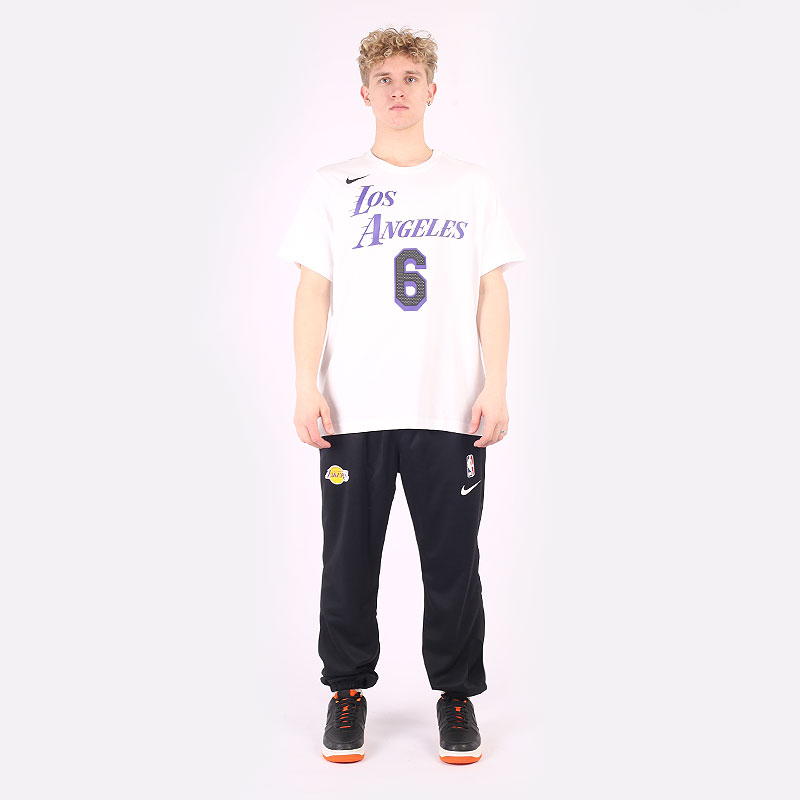 мужская белая футболка Nike Los Angeles Lakers City Edition NBA T-Shirt DV5993-100 - цена, описание, фото 5
